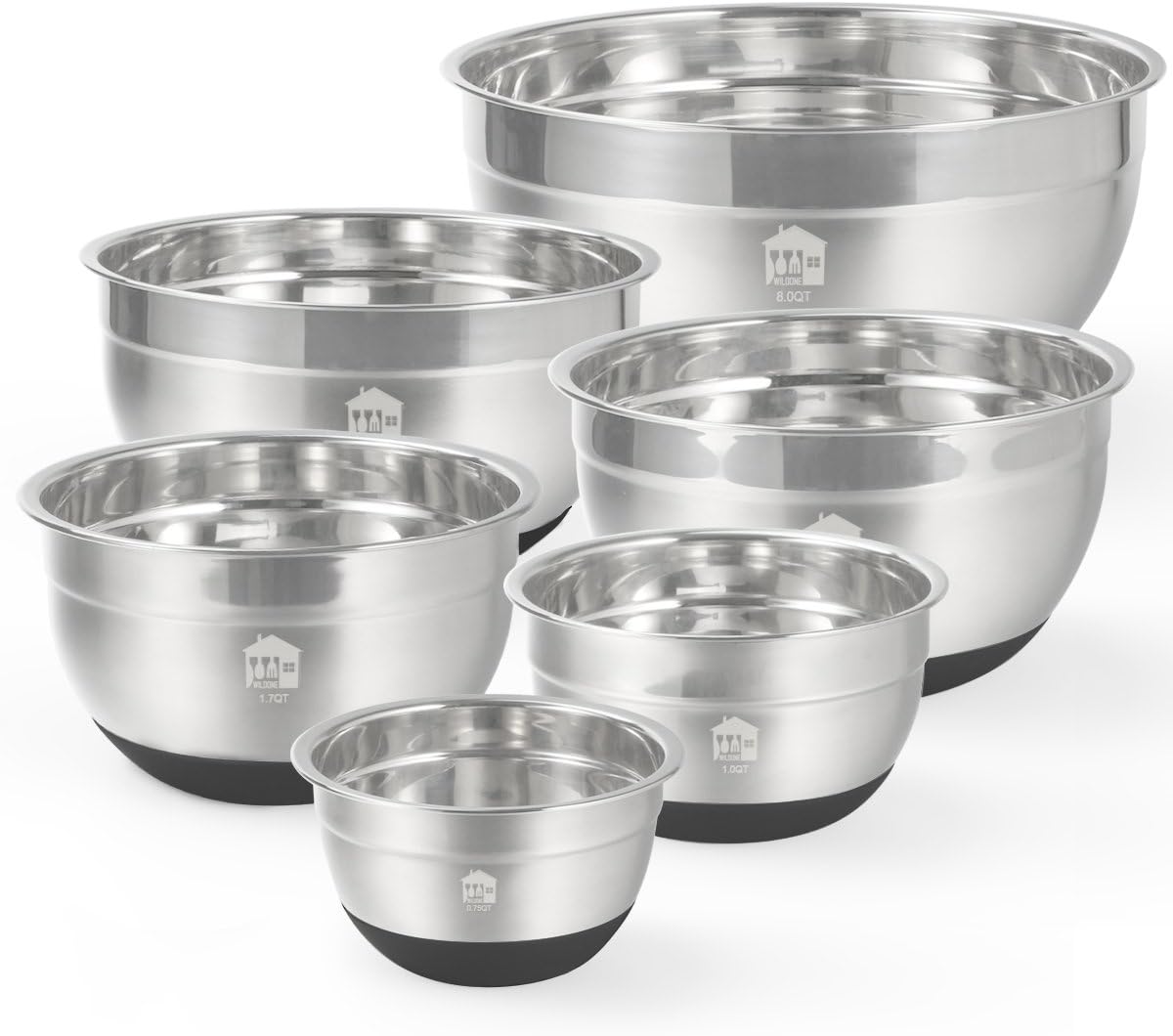 Stainless Steel Mixing Bowls Set Wildone Mixing Bowls