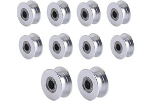 GBA-SZC GT2 Idler Pulley 20 Toothless Bore 5mm for 3D Printer 6mm Width GT2 Timing Belt. (10pcs)
