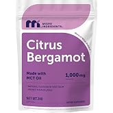 Citrus Bergamot Supplement 1000mg for Men &amp; Women, 240 Softgels | Heart Health Support with Flavonoids &amp; Polyphenols | Made with MCT Oil | Non-GMO, Gluten-Free &amp; Soy-Free**