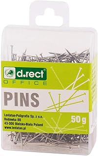 D.RECT Stecknadeln 50g in Kunststoffbox, 7136