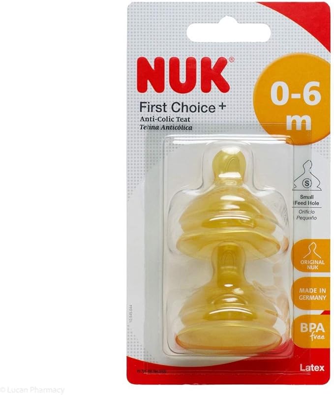 nuk first choice bottle with latex teat