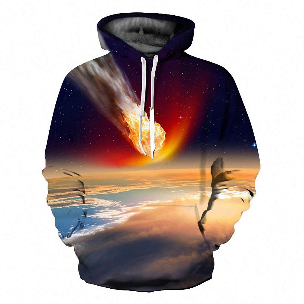 galaxy print hoodies