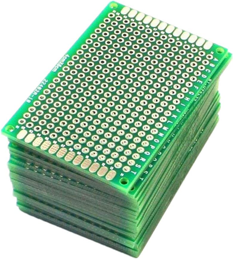 GeeBat 25pcs 4x6cm 4cm x 6cm Double Side Protoboard Prototype PCB Universal Printed Circuit Board