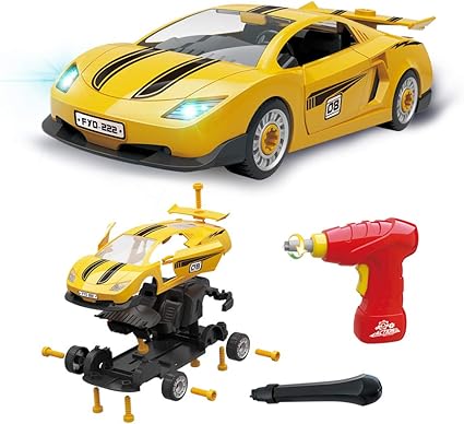 take apart toy racing car kit