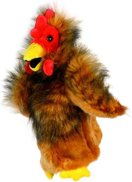 chicken hand puppet
