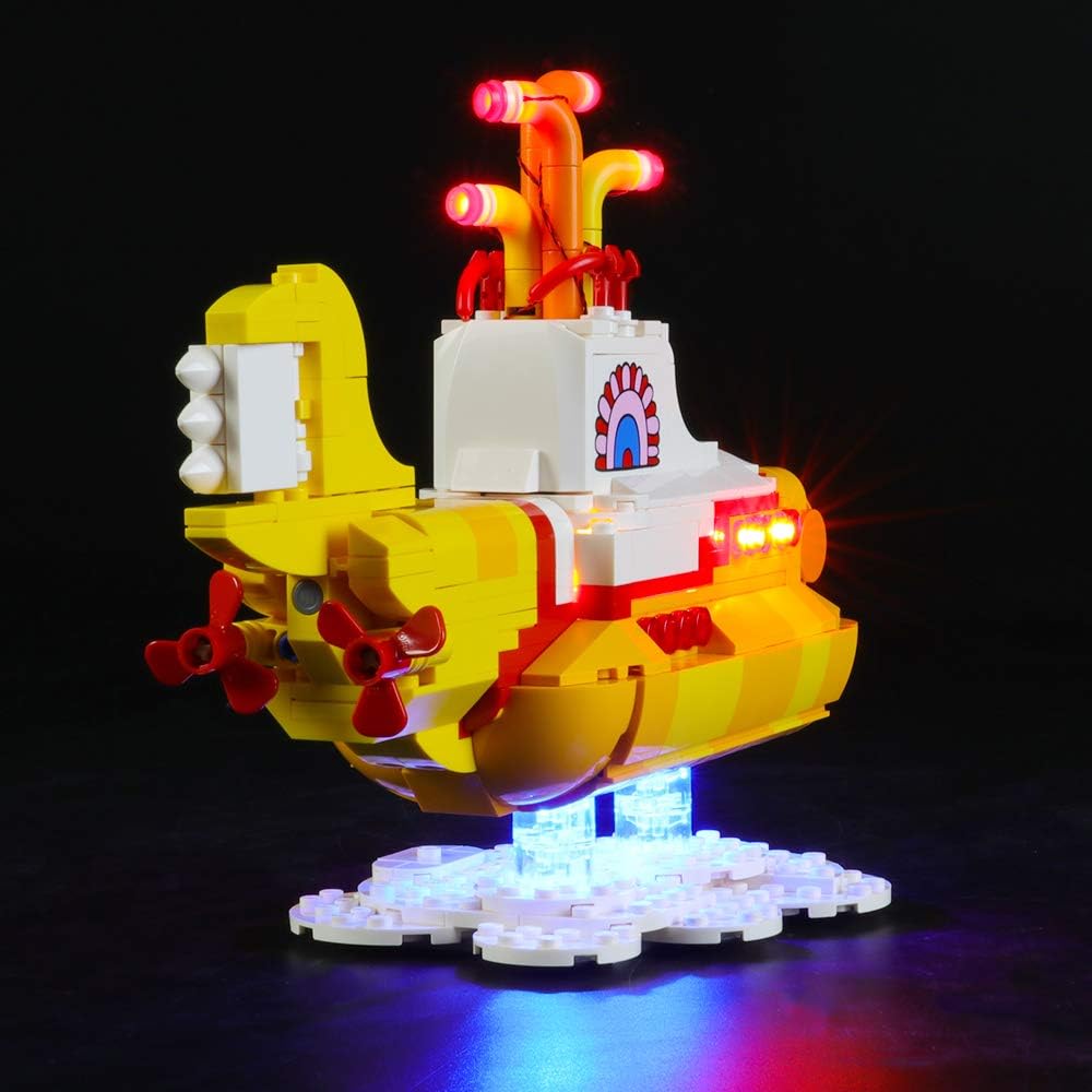 BRIKSMAX Led Lighting Kit for LEGO Yellow Submarine,Compatible with LEGO 21306 Building Blocks Model- Not Include the Lego Set - Image 4