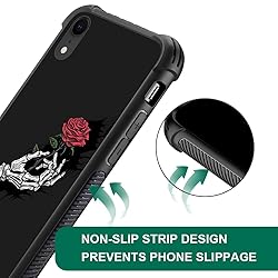 CARLOCA Compatible with iPhone XR Case,Skull Hand