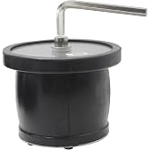 BOPOREAE Expandable Mechanical Seal Cleanout Pipe Plug, Sewer Cap Cover | 3-3/8" to 3-15/16" Rubber Expansion Scupper Plugs&amp;Removable Stainless Steel Allen Wrench Handle, Winterizing Pool Boat Plugs