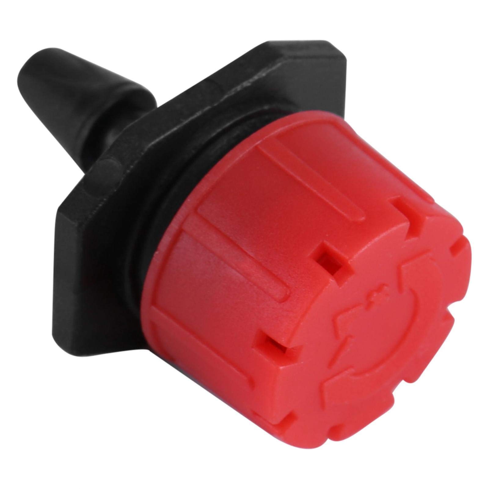 50/100/150pcs Adjustable Garden Irrigation Watering Dripper Head Drip Flower Plant Tools Head Fits 1/4'' Hose Red(150)