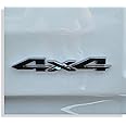 Reflective Concepts 4x4 Emblem Overlay Decal Sticker -Fits: 2019-2025 Ram, NOT for Classic - (Color: Gloss Black)