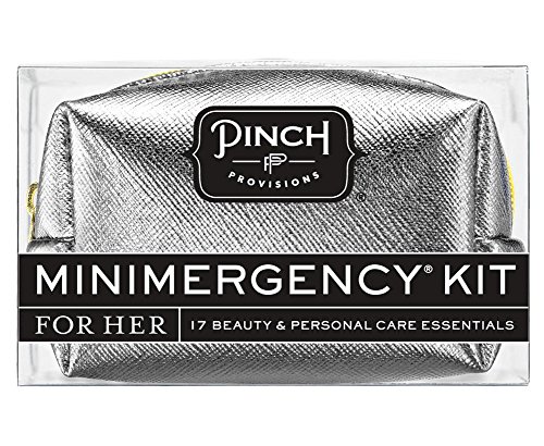 Pinch Provisions Metallic Minimergency Kit For Her, Silver