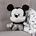 Lambs & Ivy Disney Baby Mickey Mouse Plush Stuffed Animal Toy, Black/White
