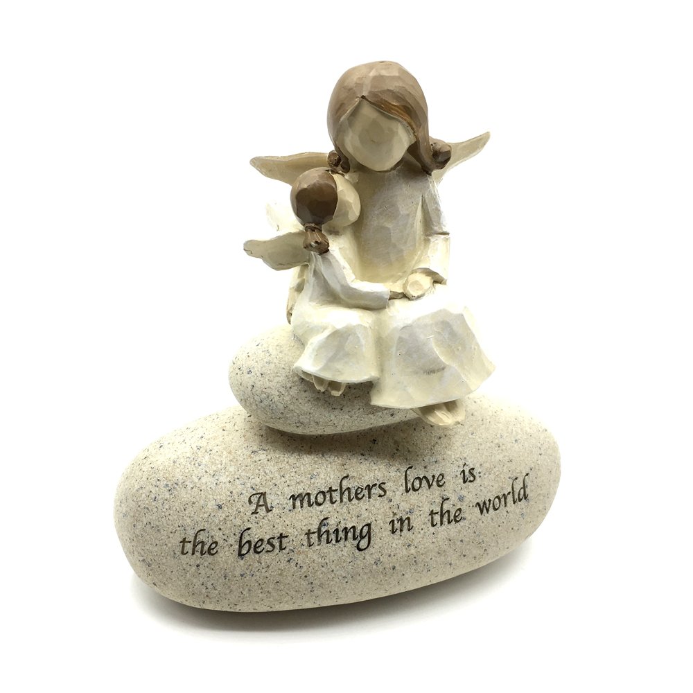 Gift for Mum Mother's Love Angel On Sentimental Pebble