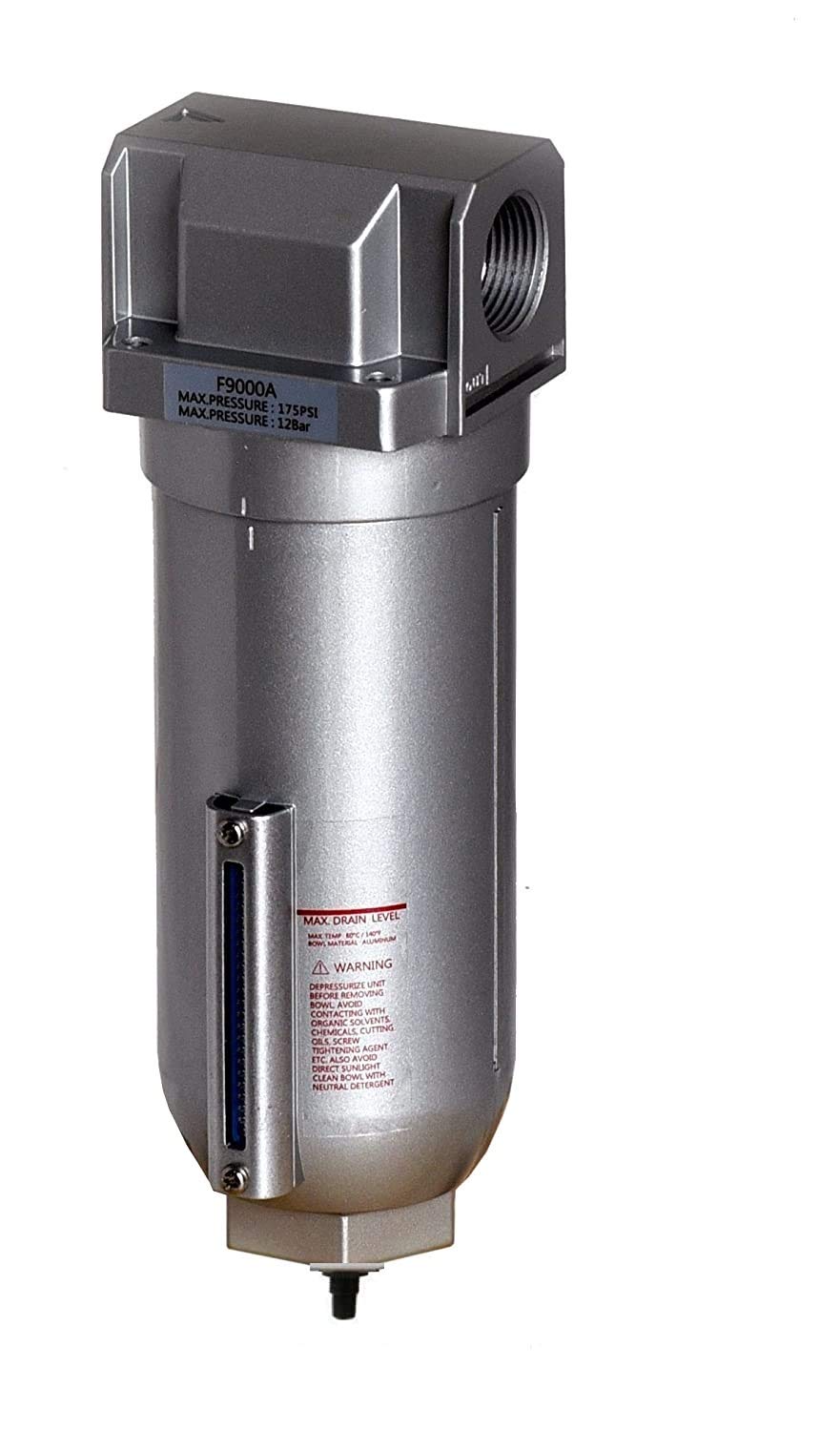 Photo 1 of 1" Inline Air Compressor In Line Water Moisture Filter Trap Separator Auto Drain