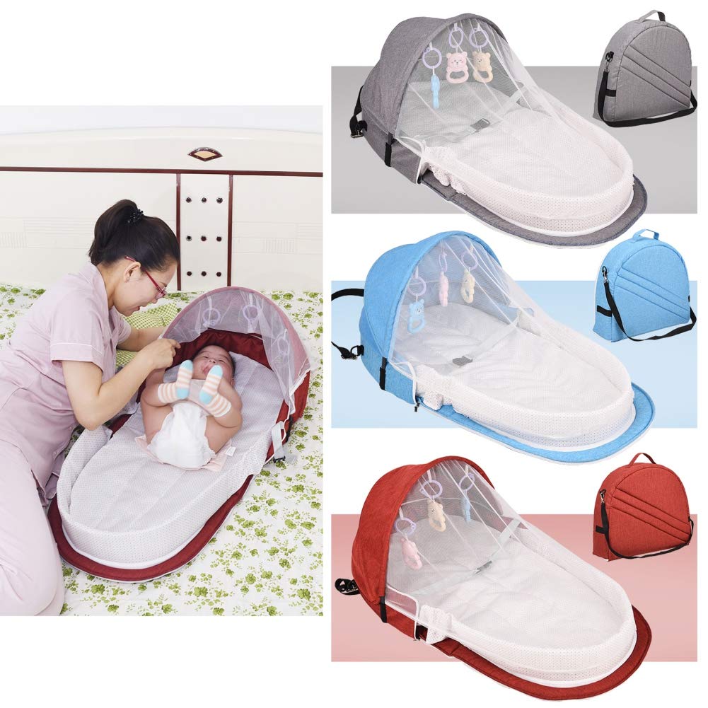 baby carry bed with mosquito net
