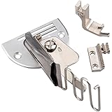 Hicello Overlock Binding Of Curve Edge Folder Tape Size 30Mm A10 30Mm Hemmer Right Angle Bias Binder For Lockstitch Machine