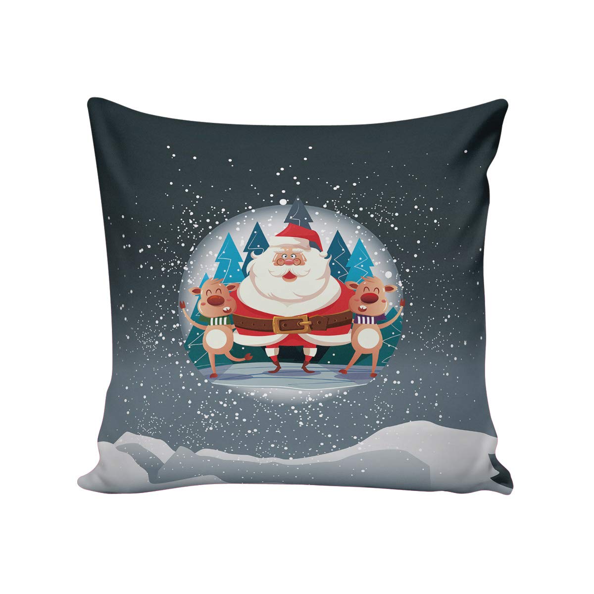 限定特価 Savannan 装飾用クッションカバー ホームインテリア メリークリスマステーマ 18 Times 18 B07kdzsq8p 18 Christmas2257lsan6549 Zxh bz Gbdslxmbzbbsan