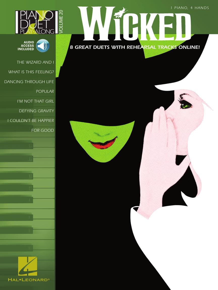 Wicked: Piano Duet Play-Along Volume 20 (Piano Duet Play-Along (Hal Leonard))