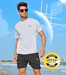NORTHYARD Men's UPF 50+ Sun Protection Shirts Swim