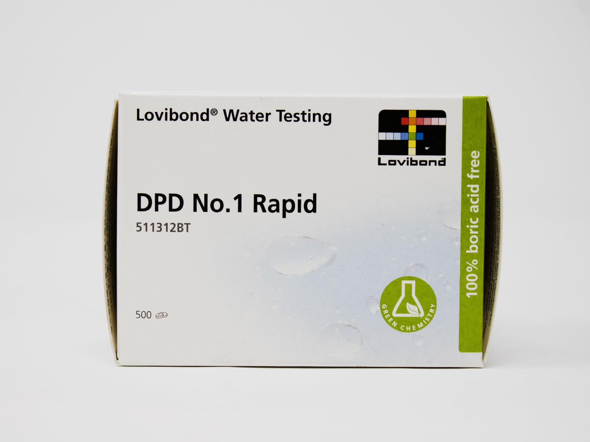 TEST ALL WATER - Lovibond DPD No. 1 Rapid Dissolve Tablets | 500 Pack | Accurate Chlorine & Bromine Testing | For Pools, Spas & Industrial Systems | Ensures Water Clarity & Safety
