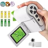 Microscope for Kids, [3-in-1] 1000X Handheld Mini Scope with 2" LCD Screen, Portable Miniscope for Kids 8-12 Halloween Christmas Birthday Edu Gifts, 32GB TF Card Included