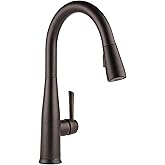 Delta Essa Touchless Kitchen Faucet with Touch Technology, Oil Rubbed Bronze Kitchen Sink Faucet with Pull Down Sprayer, Single Hole, Venetian Bronze 9113TL-RB-DST