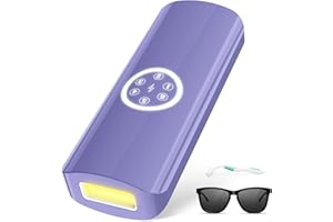 ZAASK Laser Hair Removal for Women and Men, Hair Remover Device Permanent for Face Body and Bikini, at-Home Laser Hair Removal Device is Safe Effective