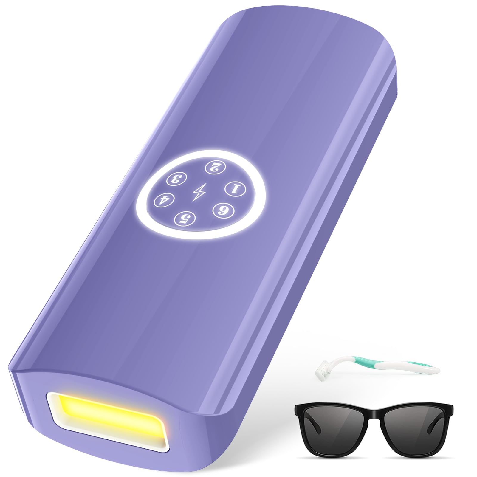 Photo 1 of Laser Hair Removal for Women and Men, IPL Hair Remover Device Permanent for Face Body and Bikini, at-Home Laser Hair Removal Device is Safe Effective, Nearly Painless & Long-Lasting Results
