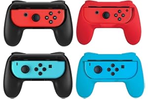 Beastron Joy Con Grips Compatible with Nintendo Switch, Handle Kit for Nintendo Game Switch Joy Con Controller 4 Pack