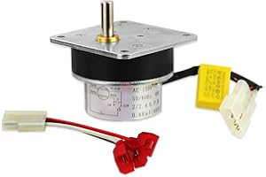 SIENSON 812-4421 Auger Feed Motor Replacement for Quadra-Fire Part 812-4421 & 812-4420，2.4RPM 120V Auger Feed Motor Fits for Heatilator CAB50 PS35 PS50 7000-500 PH，High Quality and More Robust
