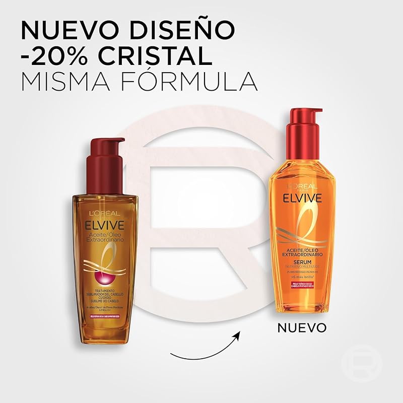 L'Oréal Paris Elvive Aceite Extraordinario Sérum para Pelo Teñido, 100ml — foto 3 de 8