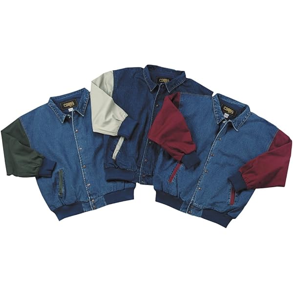 Blue Denim Jacket with Patches on Front and Back (US, Alpha, X