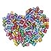 140 Pieces Dreadlocks Metal Hair Cuffs Hair Braiding Beads Filigree Hair Accessory, Assorted Colors 