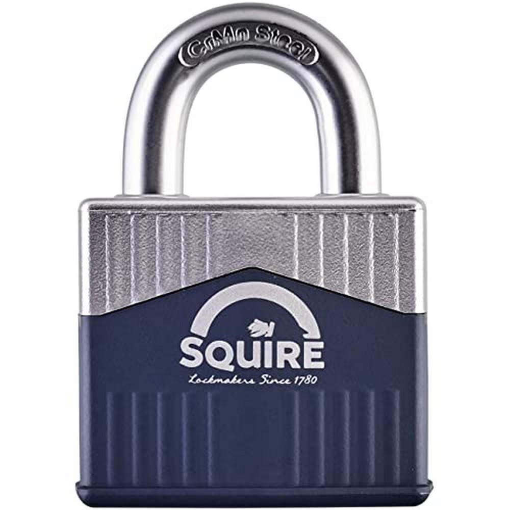 Henry Squire Warrior High-Security Open Shackle 5 Pin Cylinder Padlock, 55 mm (Length) x 34 mm ((Width))