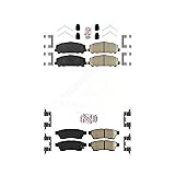 AmeriBRAKES Front Rear Ceramic Disc Brake Pads Kit
