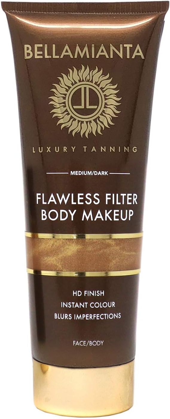 Bellamianta Flawless Filter Body Makeup Medium/Dark Instant Self Fake Tan