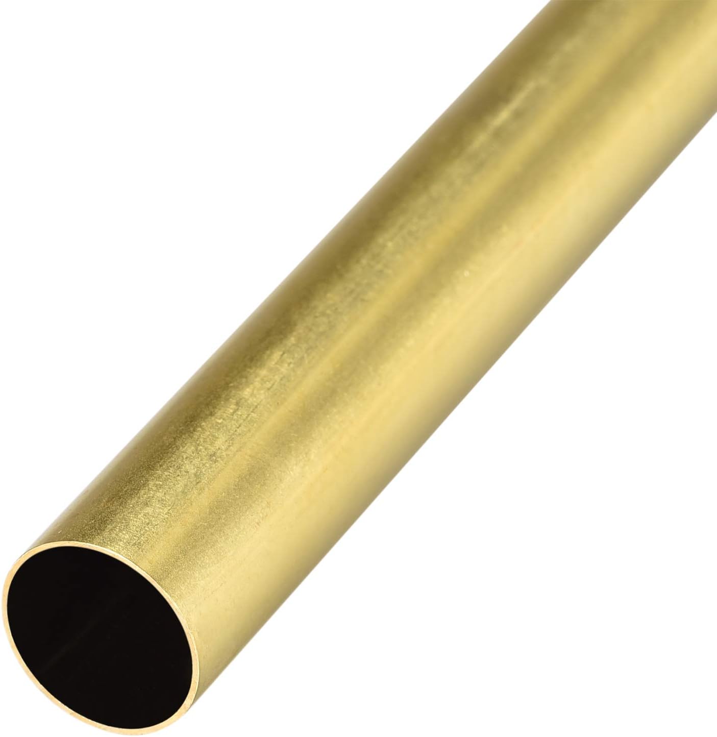sourcing map Brass Round Tube 300mm Length 13mm OD 0.5mm Wall Thickness Seamless Straight Pipe Tubing 2 Pcs - Image 4