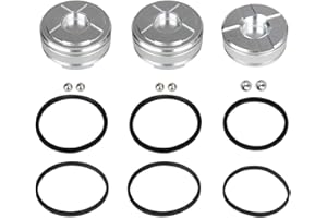 ANP PUAUTO Pinless Accumulator Poston Kit for 4L60E 4L65E 4L70E THM200-4R THM700-R4 Fits GMC Chevy Cadillac Pontiac Buick Oldsmobile Hum 77987-01K 62-77998-03K 342-5806 74927K (3 sets)