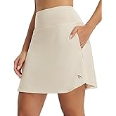 BALEAF Women's 18" Tennis Skorts Skirts Knee Length with Liner Shorts High Waisted Golf Pickleball Athletic with Pockets