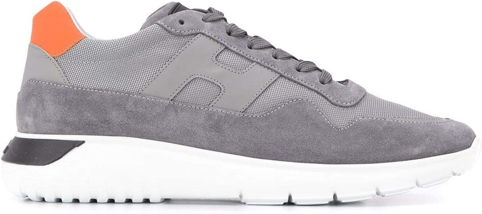 Amazon Hogan ラグジュアリーファッション メンズ Hxm3710aj18n8d812x グレー セーム 運動靴 春夏 Hogan シューズ バッグ