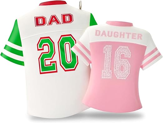 dad and daughter ornament