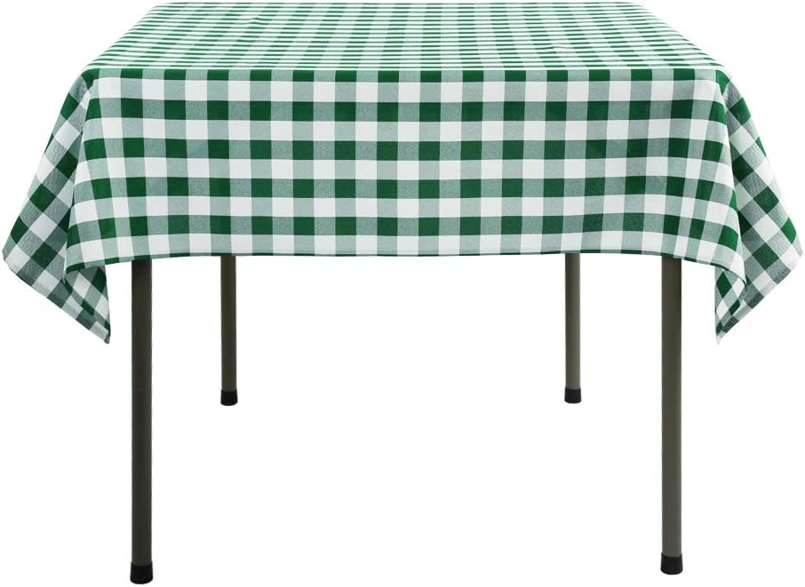 Best 52 inch green round christmas table cloth