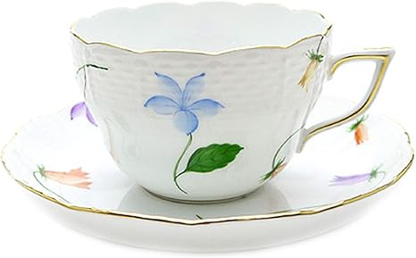 Amazon Herend カップ ソーサー ハンドペインティング 200cc カンパ