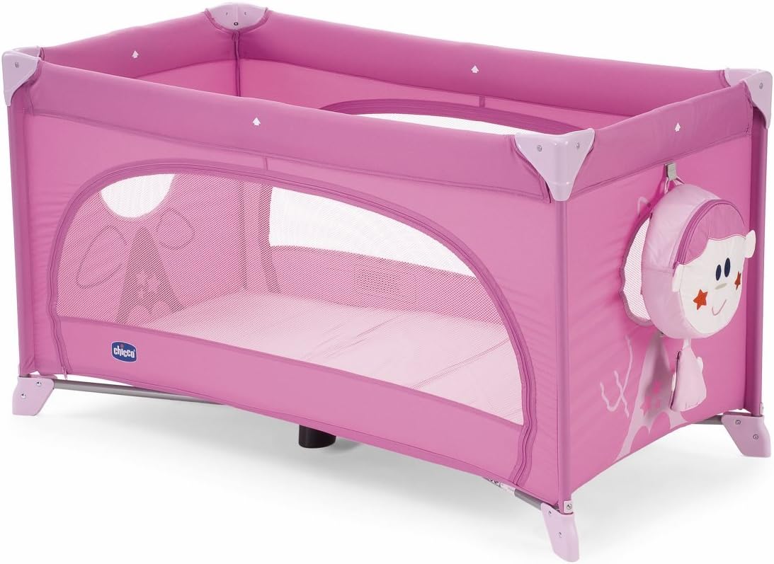 Chicco Easy Sleep Travel Cot for Newborn and Above Pink Amazon.co.uk