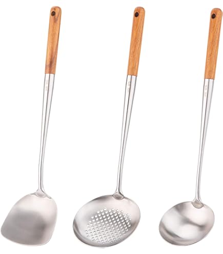 Zulay Kitchen Espátula Wok De 14.8 Pulgadas De