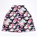 Baby Car Seat Cover Breastfeeding Cover Carseat Covers for Girls and Boys (Navy Blue Rose)
