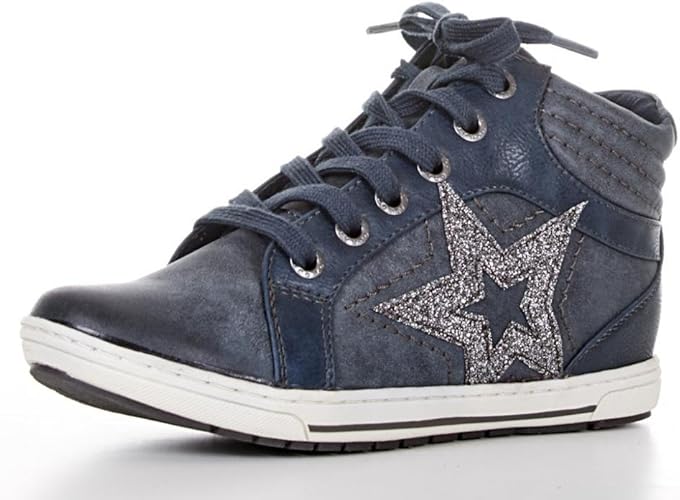 girls navy high tops