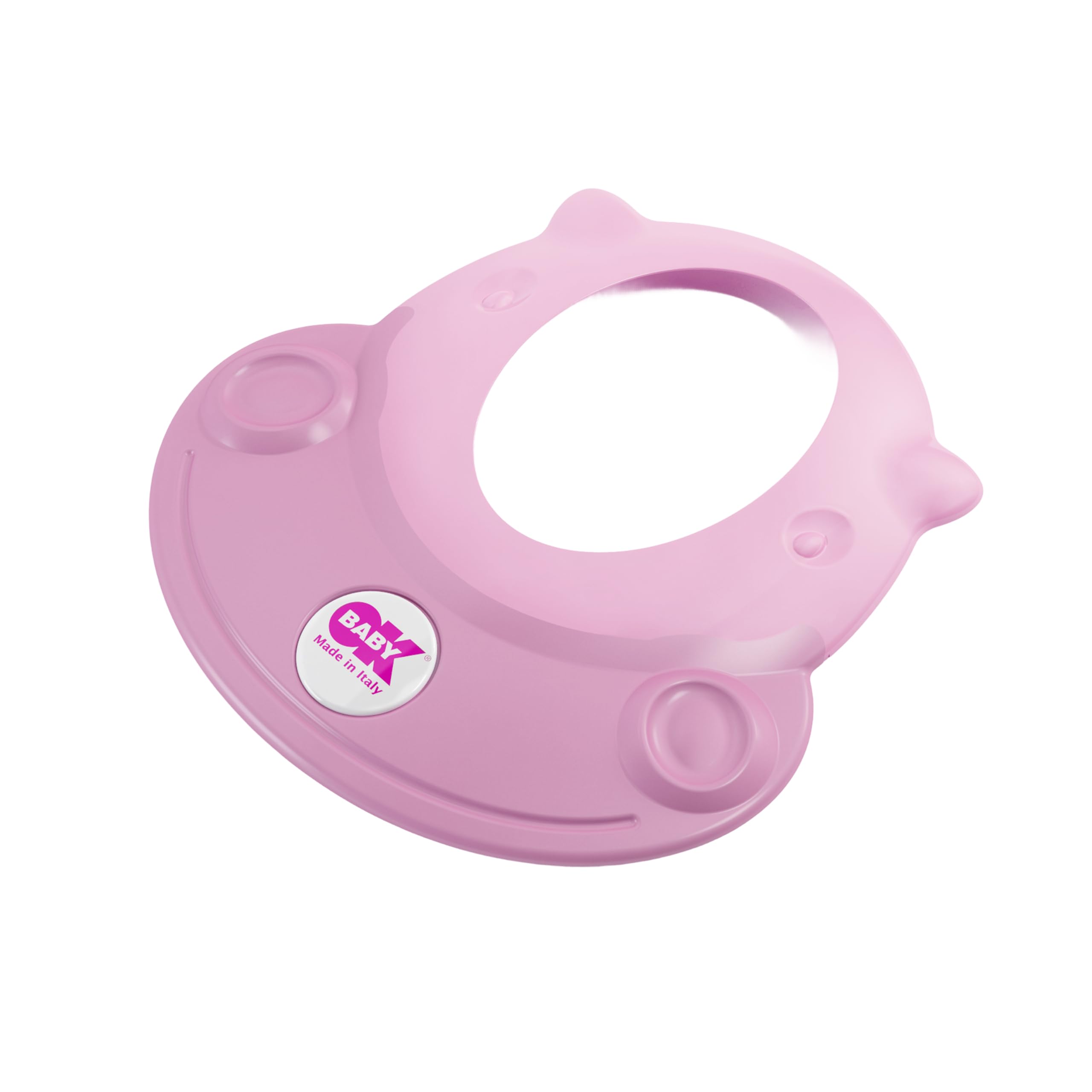 OKBABY Hippo Baby Bath Visor – Protective Shower Cap for Eyes, 8–36 Months, Pink