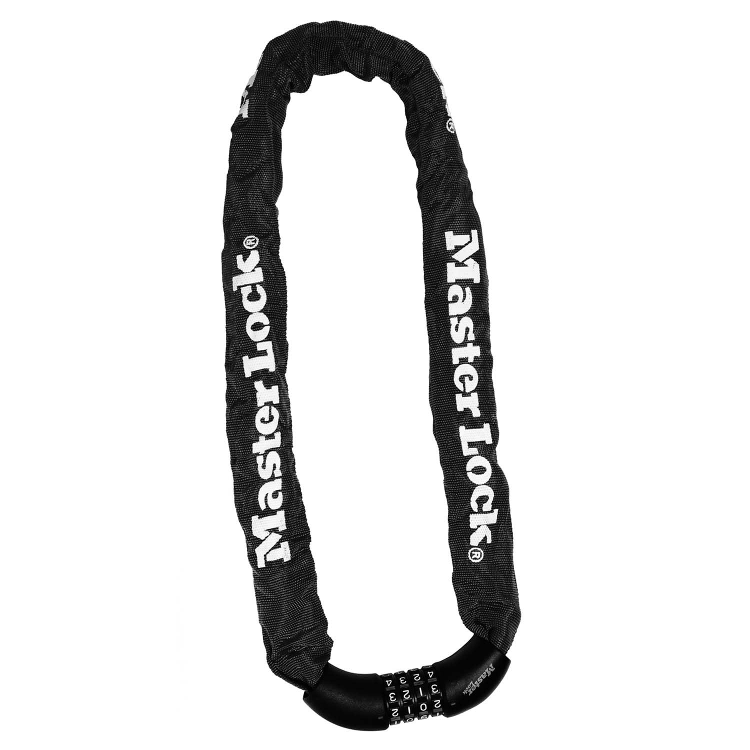 Master Lock Bike Chain Lock, Combination Lock, 90 cm Chain 8392EURDPRO - Use with Electric, Mountain, Road, Folding Bikes