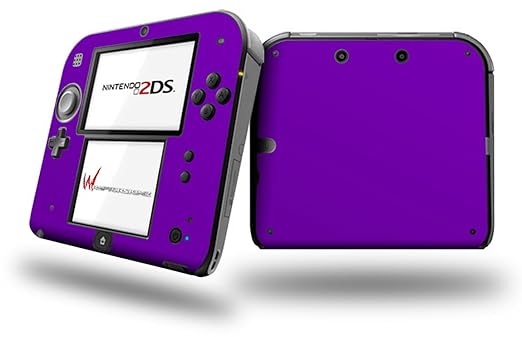 Amazon Com Solids Collection Purple Decal Style Vinyl Skin Fits Nintendo 2ds 2ds Not Included Oem Packaging Video Games